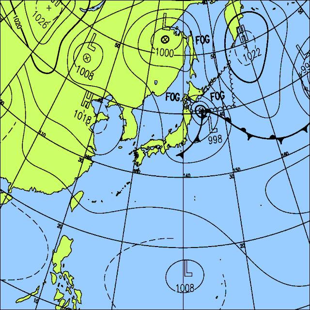 今日は北日本や北陸で曇りや雨　西日本は日本海側を中心に曇る