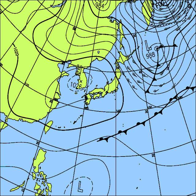 今日は北日本や北陸を中心に曇りや雨　北海道では雪の所も
