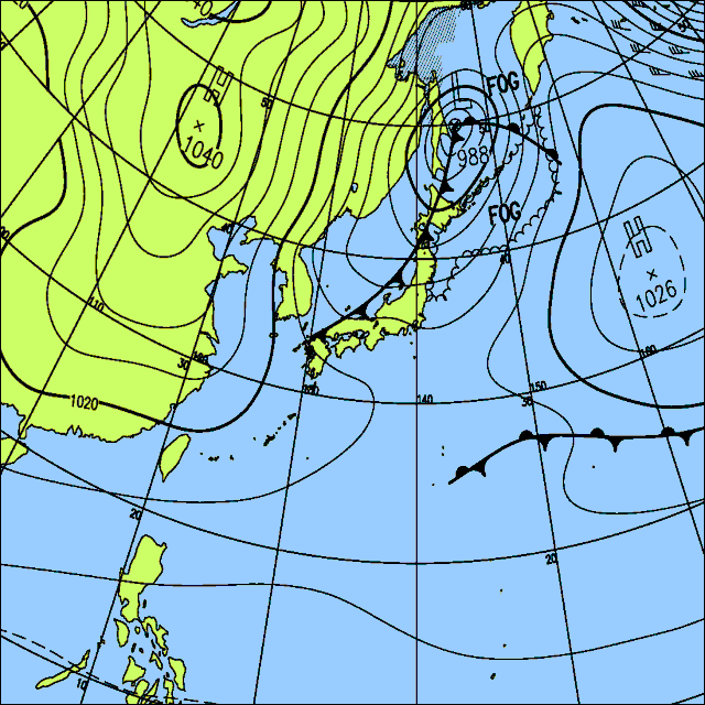 今日は北日本で天気が下り坂　東〜西日本の日本海側は夜に雨も
