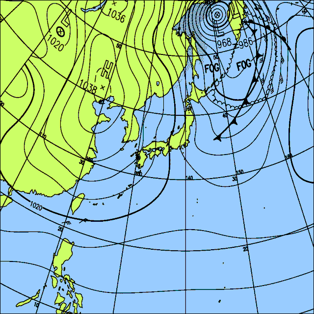 今日は北日本や日本海側などで雨や雪が降るでしょう