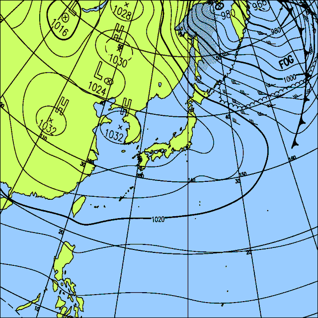 今日は日本海側で雨や雪の降る所が多いでしょう
