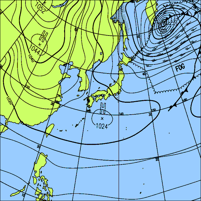 今日は日本海側で雨や雪　雷を伴う所や北日本ではふぶく所も