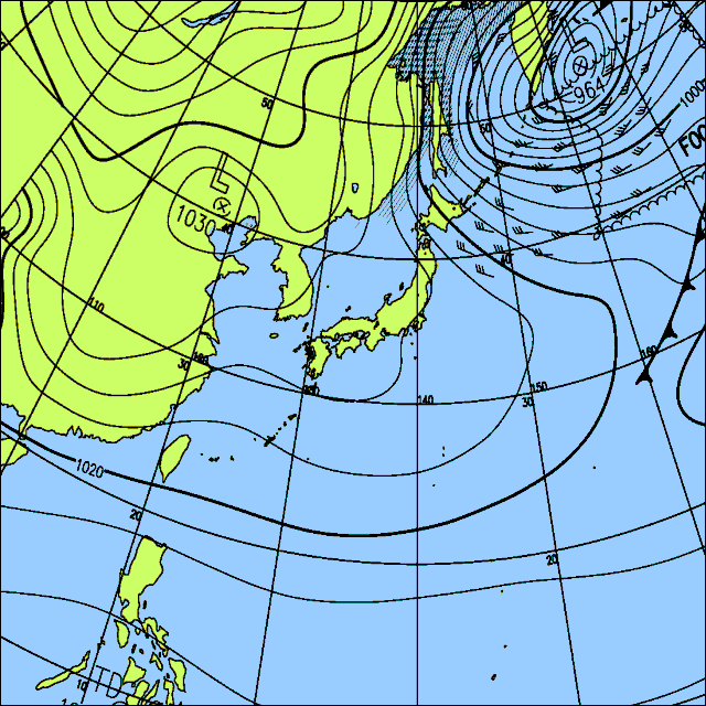 今日は日本海側を中心に雪　ふぶく所や雷を伴う所も