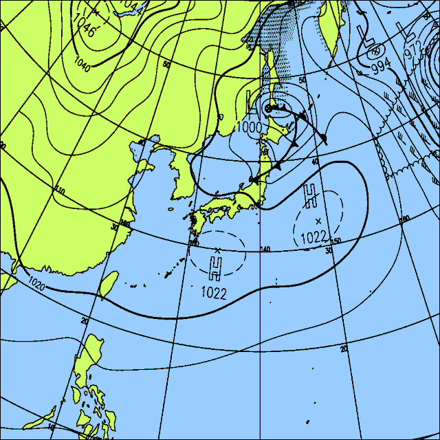 今日は北日本で雪や雨　西〜東日本は太平洋側を中心に晴れる