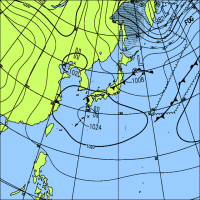 今日は日本海側を中心に雪や雨で、ふぶきや雷を伴う所も