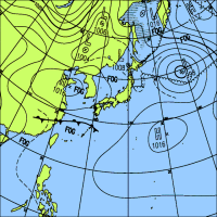 今日は北日本から東日本、南西諸島で雨や雷雨となる所がある
