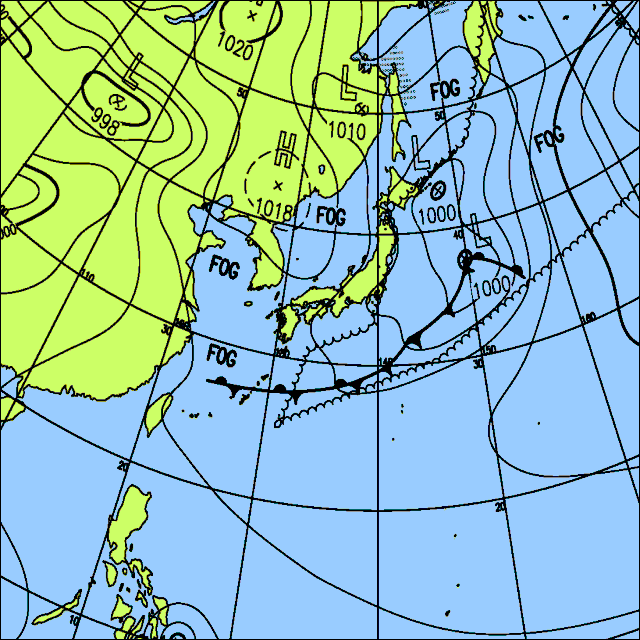 今日は北日本と北陸、南西諸島で雨