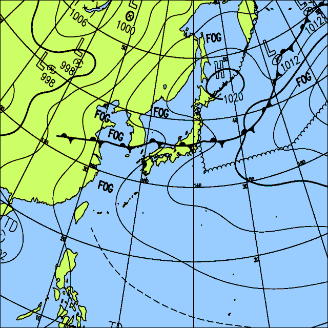 今日は東北南部から九州で広く曇りや雨　雷を伴うおそれも