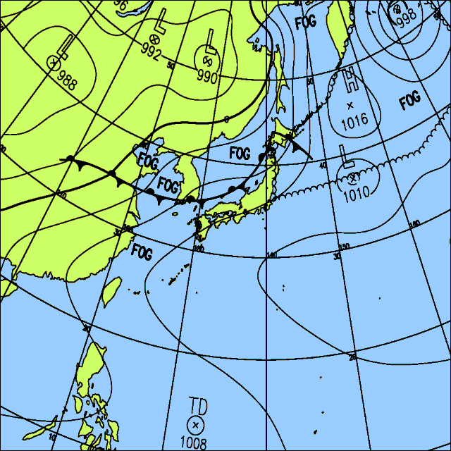 今日は日本海側を中心に雨や雷雨となる所があるでしょう