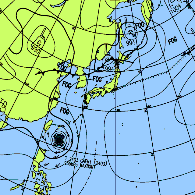 今日は北海道や東北日本海側で曇りや雨　他も所々で雨や雷雨