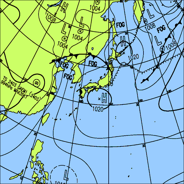 今日は北日本で曇りや雨　東日本から西日本も所々で雨や雷雨