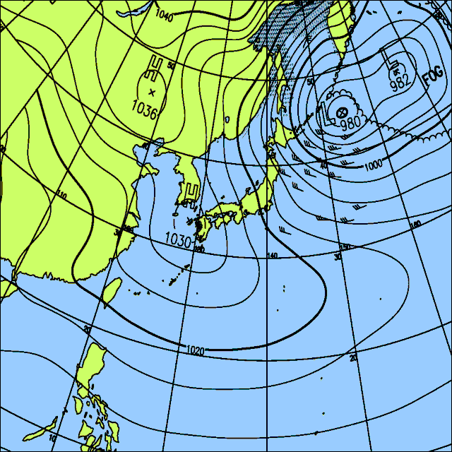 今日は日本海側を中心に雪が降り、雷を伴う所も