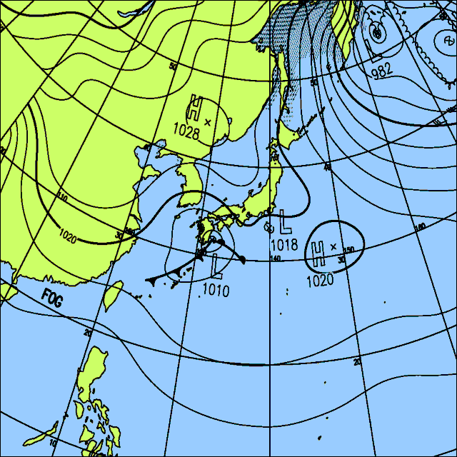 今日は北〜東日本の日本海側で雪、西日本や沖縄も次第に雨に