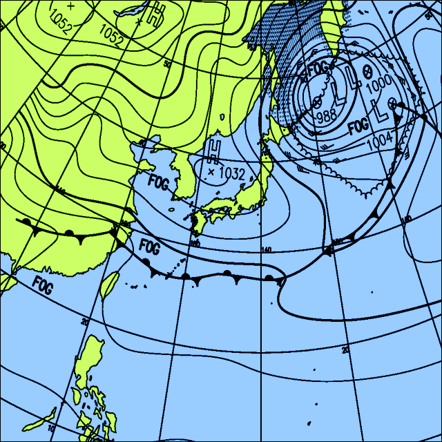 今日は北日本の日本海側で雪　東日本〜西日本は概ね晴れ