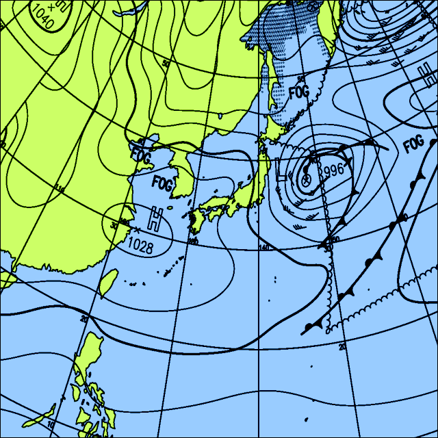 今日は東北南部から九州で雪や雨