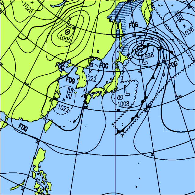 今日は東日本で雨や雷雨、北日本では雨・雪が降るでしょう