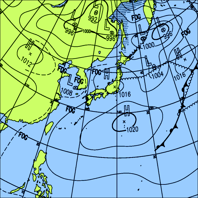 今日は晴れる所が多いでしょう