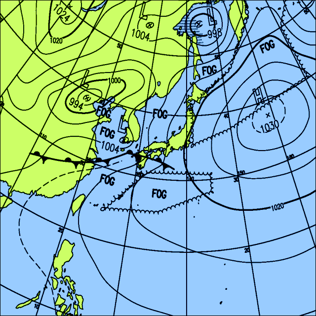 今日は西から天気が下り坂