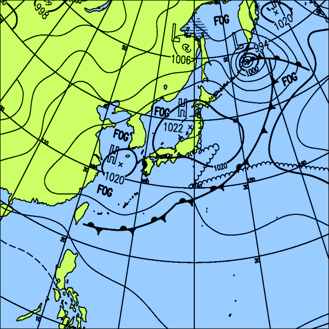 今日は北日本で次第に晴れ 西日本は晴れて夏空