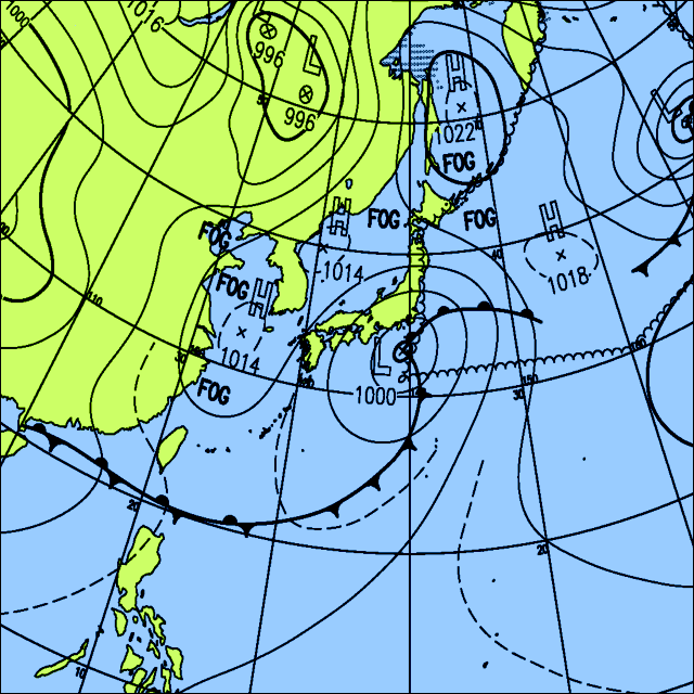 今日は東北から九州で雨