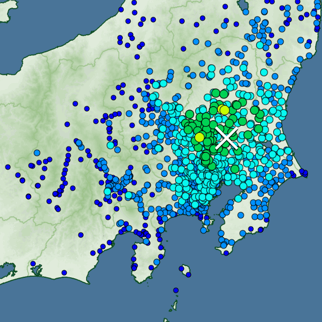 栃木県下野市などで震度５弱、津波の心配なし