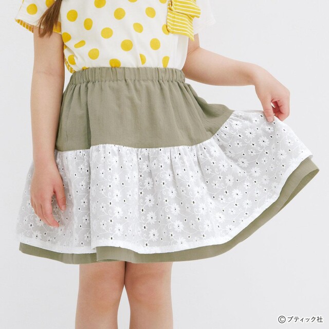 型紙不要 可愛すぎる 子供用リバーシブルのスカート の作り方 コラム 緑のgoo