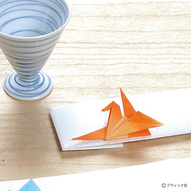 簡単折り紙 お祝いシーンで使える 福鶴の箸袋 の作り方 コラム 緑のgoo