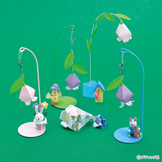 お花の折り紙「つりがね草」の作り方