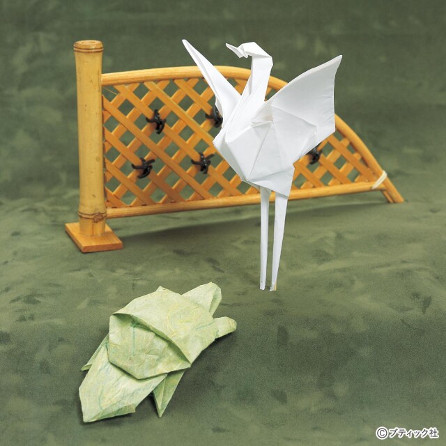 折り紙「羽ばたく鶴と亀」の作り方 - コラム - 緑のgoo