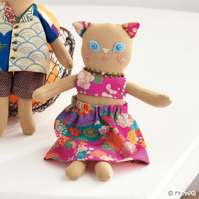 「ALOHAな猫のぬいぐるみ」の作り方