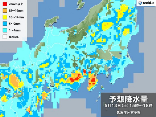 関東　3週連続で雨の週末　日中もヒンヤリ　東京は札幌より気温低く4月並み