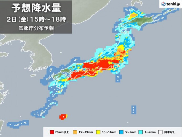 台風と前線　長野県や静岡県など過去の記録を上回る大雨の恐れ　大雨災害に警戒