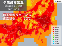 関東　すでに30℃に迫る暑さも　東京都心は18日ぶり「真夏日」か　熱中症対策を