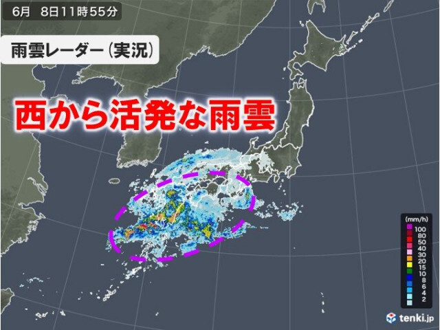 関東甲信で梅雨入り　梅雨入り早々に警報級の大雨恐れ　九州〜東海は非常に激しい雨