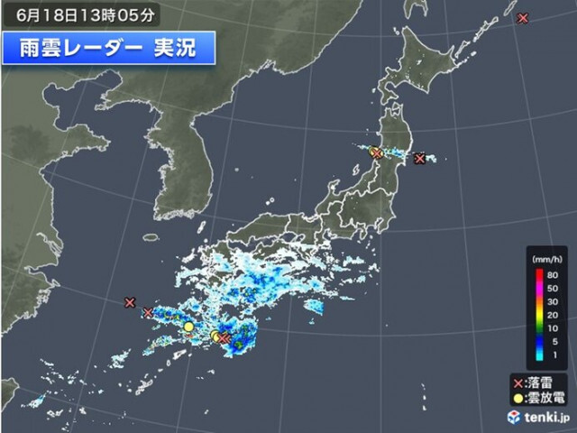 東北は夕方にかけて急な雨や雷雨に注意　沖縄・奄美はあすにかけて梅雨末期の大雨警戒