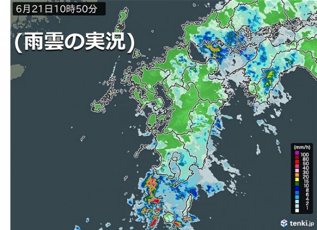 九州　21日「夏至」は局地的に激しい雨　今後の雨の見通しは
