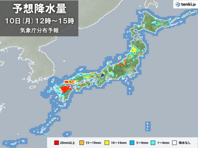 10日も九州北部〜北陸を中心に警報級の大雨の恐れ　11日まで大雨災害に警戒