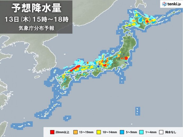 木曜も日本海側を中心に大雨の恐れ　土曜は東北で警報級の大雨か　日曜以降はまた厳暑