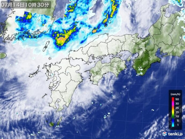 九州　14日は急な強い雨や落雷に注意　3連休は猛烈な暑さ　熱中症に警戒
