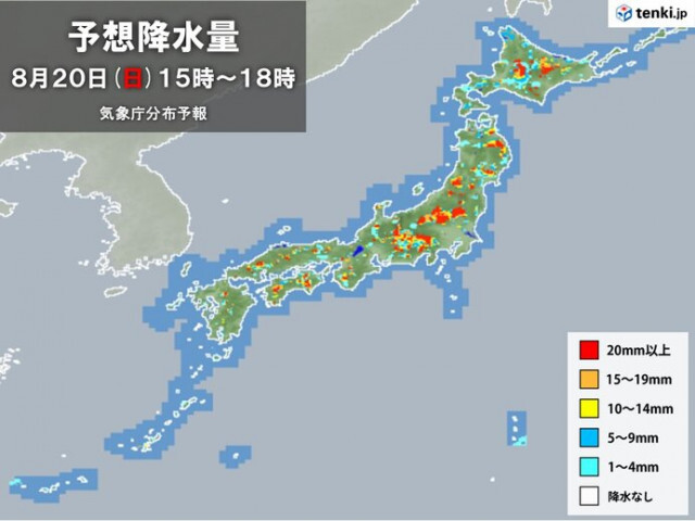 晴れていても油断禁物　東日本を中心にゲリラ雷雨に注意