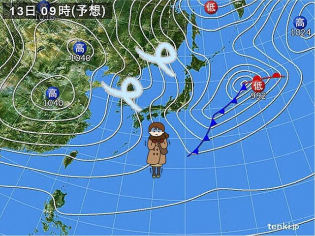 西日本の日本海側で警報級大雨の恐れ　落雷・竜巻・ひょうにも注意　山では雪交じりに