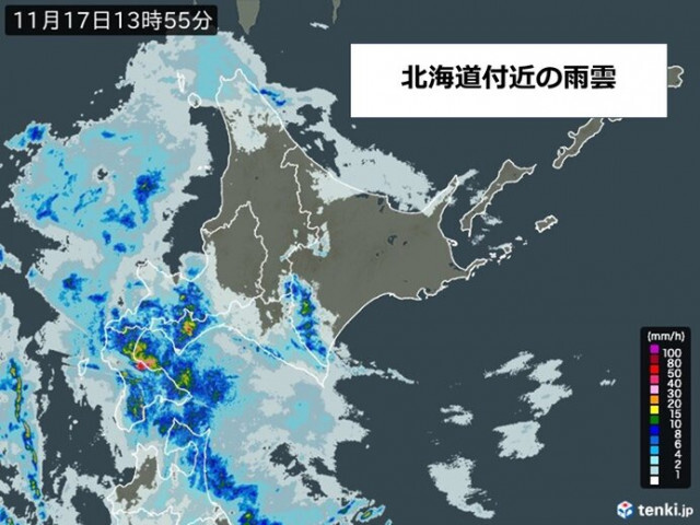北海道　大荒れの天気で冬の嵐に　暴風や高波に警戒、大雨の恐れも