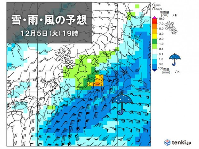日曜は北海道〜北陸で落雷・突風に注意　火曜は九州〜関東甲信で荒天　冷たい雨や雪も