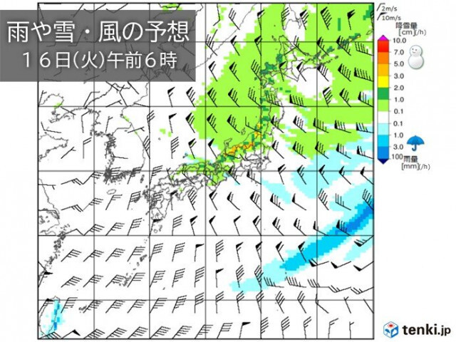14日〜16日　日本海側を中心に警報級の大雪や猛吹雪の恐れ　北陸でも積雪急増か