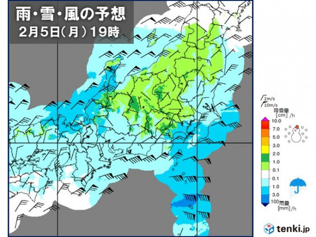関東　南岸低気圧の動向に注意　5日の夜から雪の範囲が広がる　東京都内も雪か