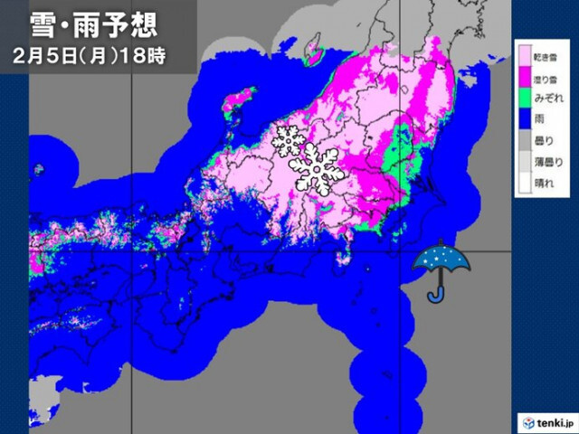 明日5日午後〜6日午前　東京23区も警報級の大雪の恐れ　通勤通学に影響大　備えを