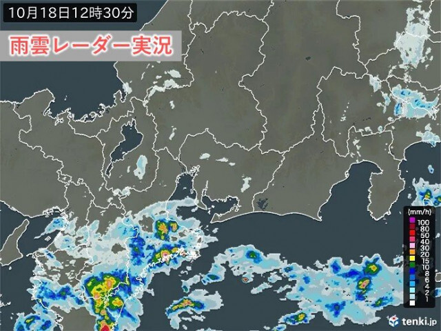 東海　今日18日午後の雨は?　19日の雨を境に気温大幅に低下も一時的　週間天気