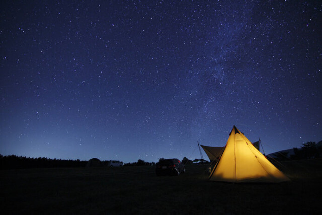 レトロなアイテムで、星空を楽しむキャンプはいかが？　その2