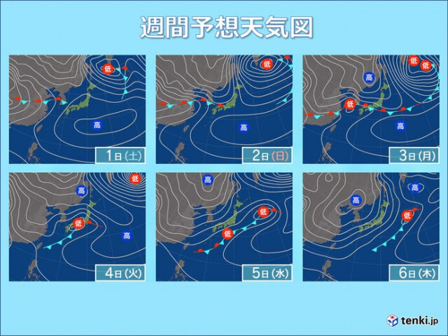 週末の九州は季節外れの暖かさ　来週4日頃にかけて天気ぐずつく