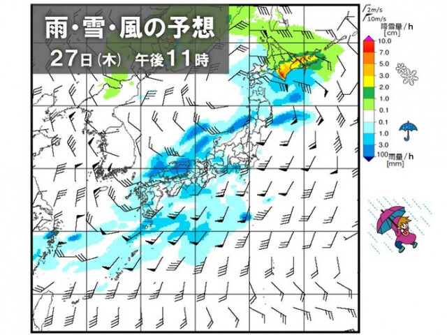 明後日27日〜28日は春の嵐　桜はどうなるか　28日は関東で夏日地点が続出